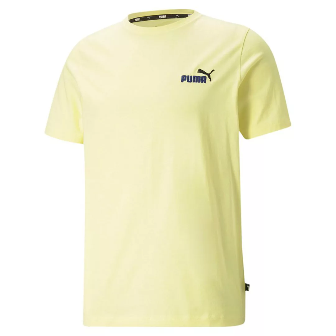 Puma Essential+ Embroidery Logo Kurzarm T-shirt L Yellow Pear / Black / Ele günstig online kaufen