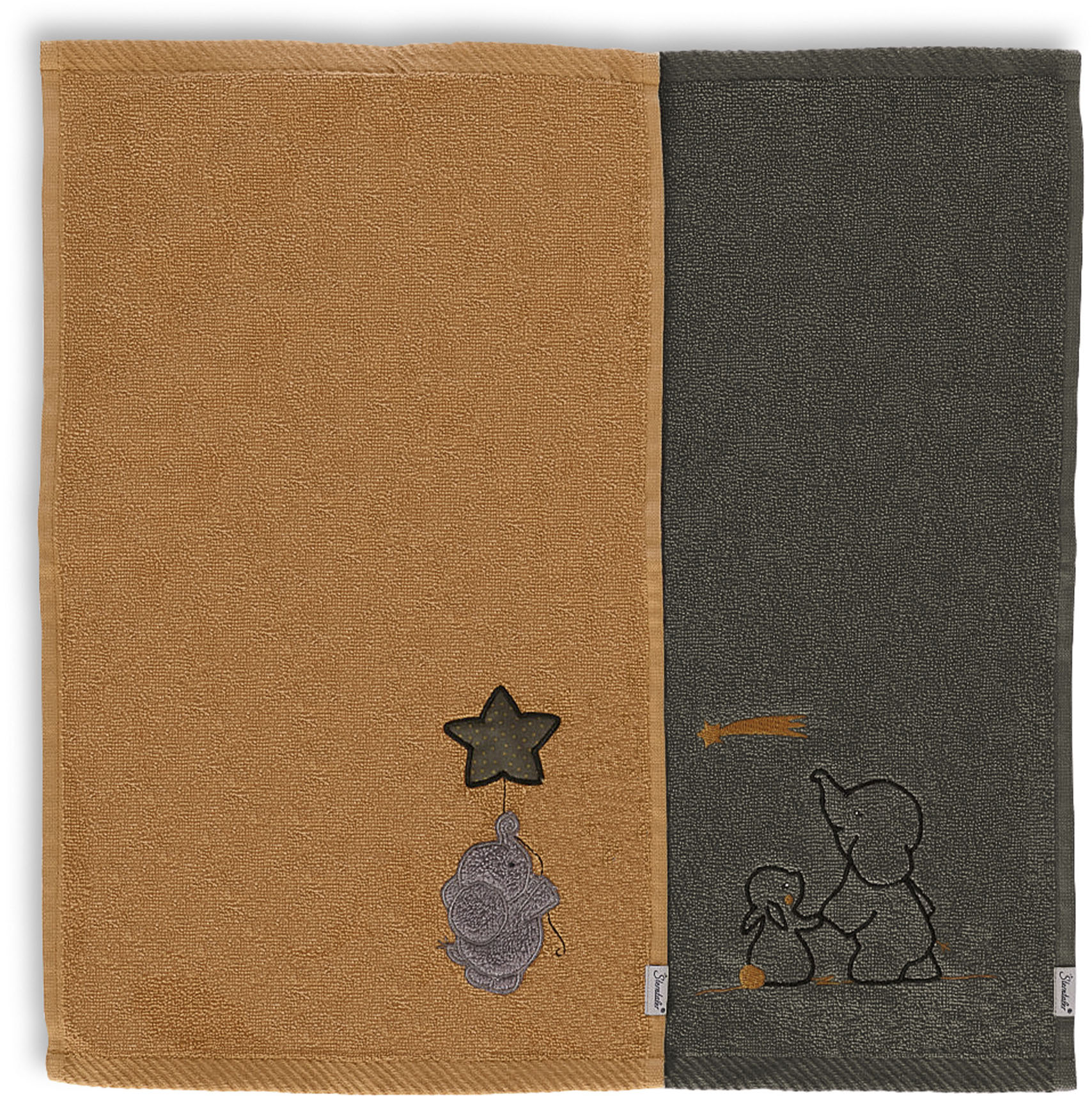 Sterntaler® Handtücher »Doppelpack Kinderhandtücher Elefant Eddy, 30x50cm«, günstig online kaufen