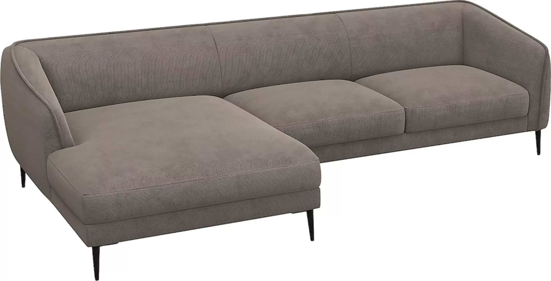 FLEXLUX Ecksofa »Belle Designsofa, L-Form, B/T 288/149 cm«, Skandinavisches günstig online kaufen