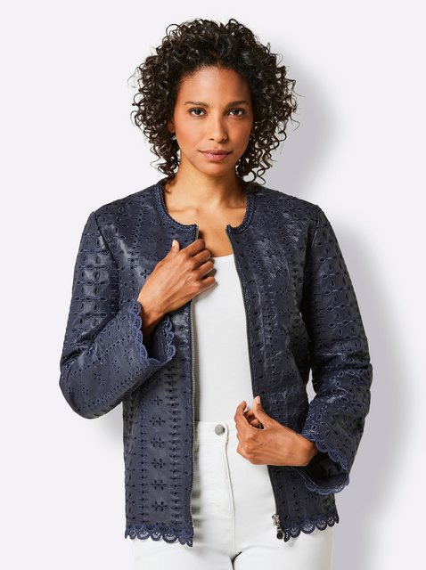 creation L Blusenblazer Lederblazer günstig online kaufen