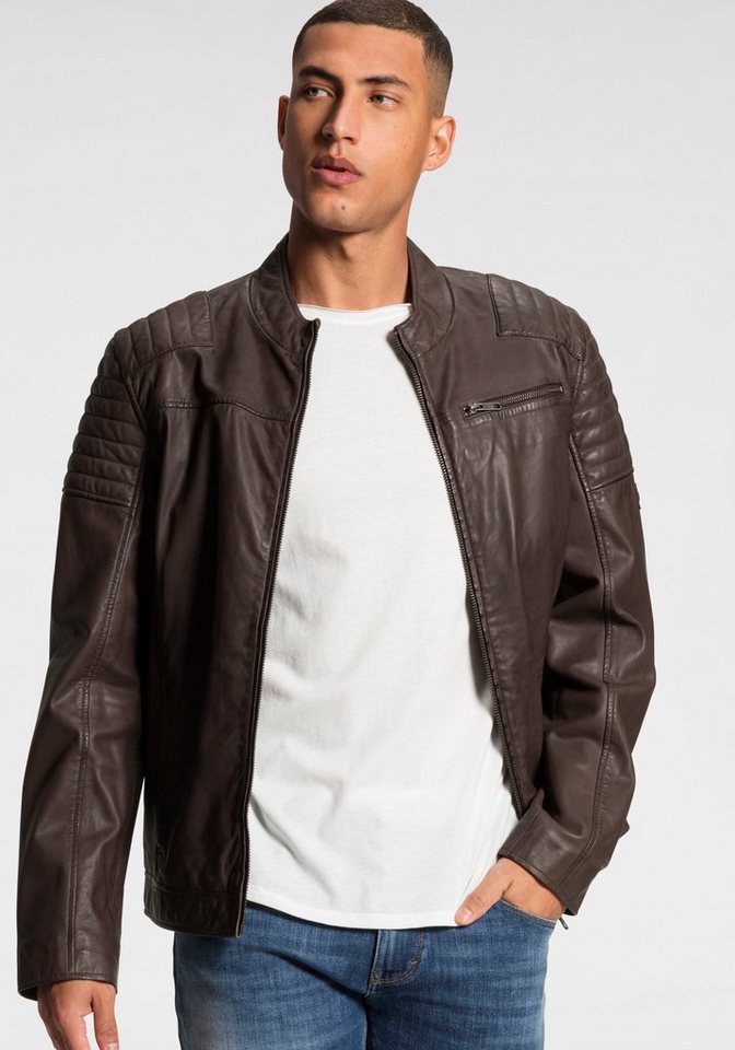 Bruno Banani Lederjacke Rocha günstig online kaufen