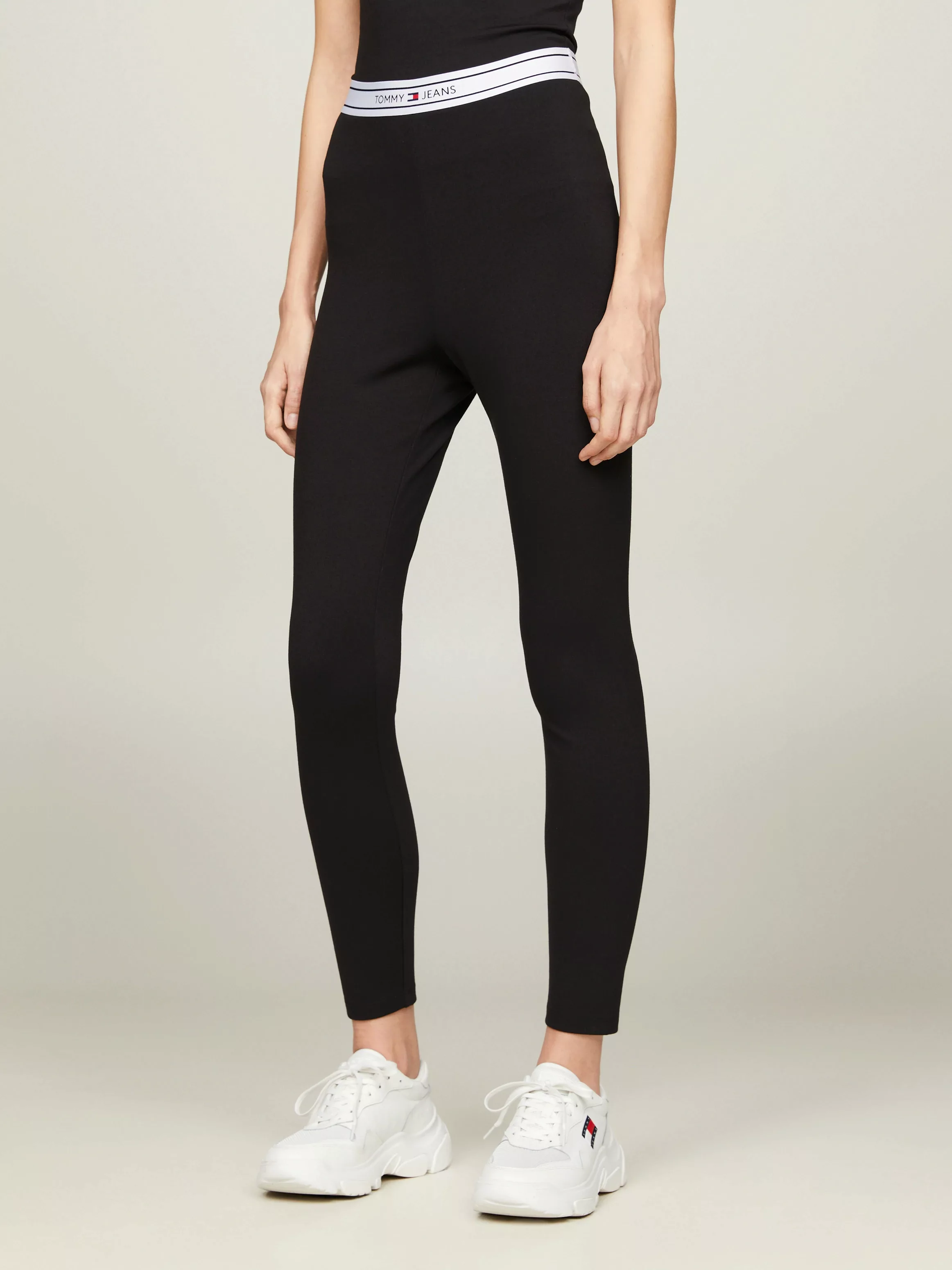 Tommy Jeans Leggings "TJW LOGO TAPING LEGGING", mit Tommy Jeans Logomarkenl günstig online kaufen