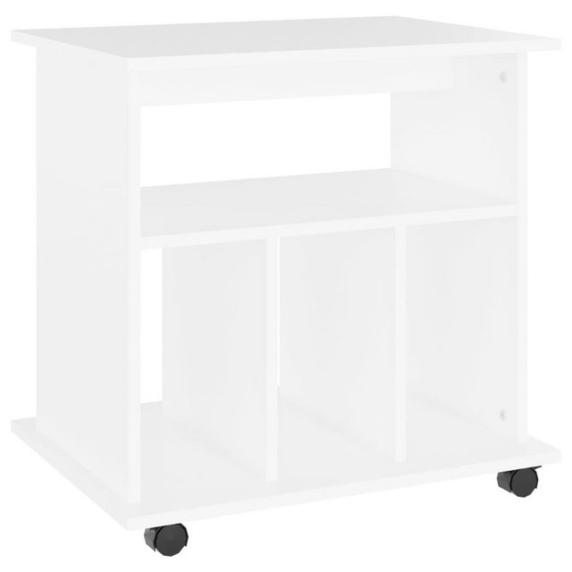 vidaXL Aktenschrank Rollschrank Weiß 60x45x60 cm Spanplatte günstig online kaufen