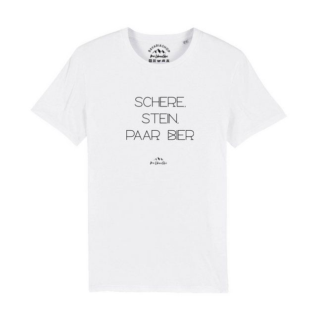 Bavariashop T-Shirt Herren T-Shirt "Schere, Stein, paar Bier günstig online kaufen