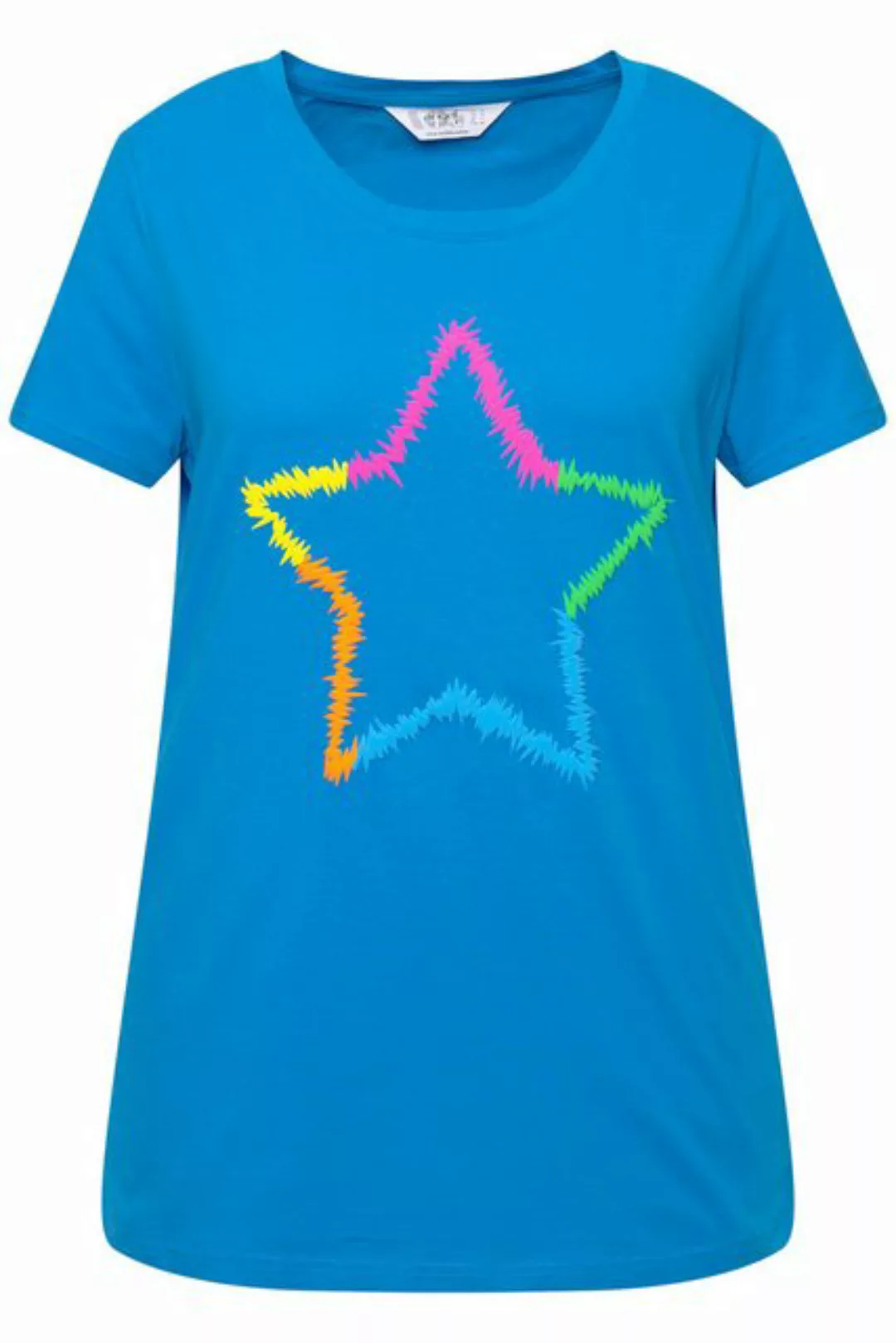 Angel of Style Rundhalsshirt T-Shirt Neon-Stern Rundhals Halbarm günstig online kaufen