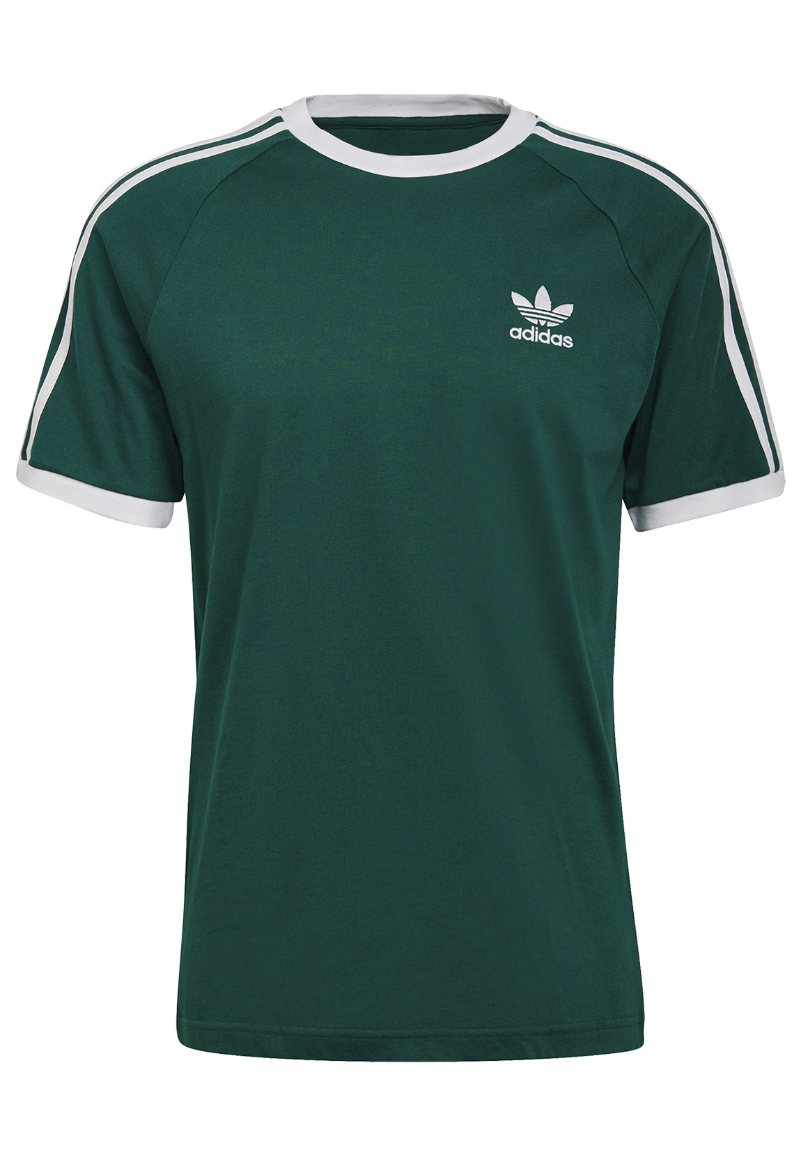 Adidas Originals 3 Stripes Kurzärmeliges T-shirt S Collegiate Green günstig online kaufen