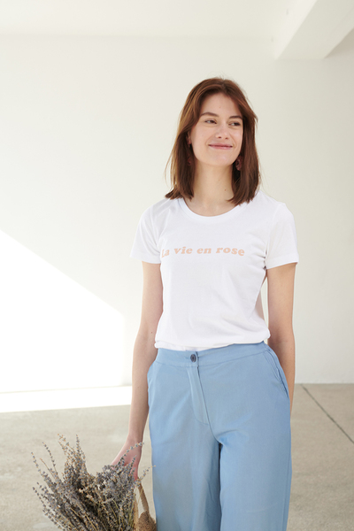 Bedrucktes T-shirt - Bio Baumwolle günstig online kaufen