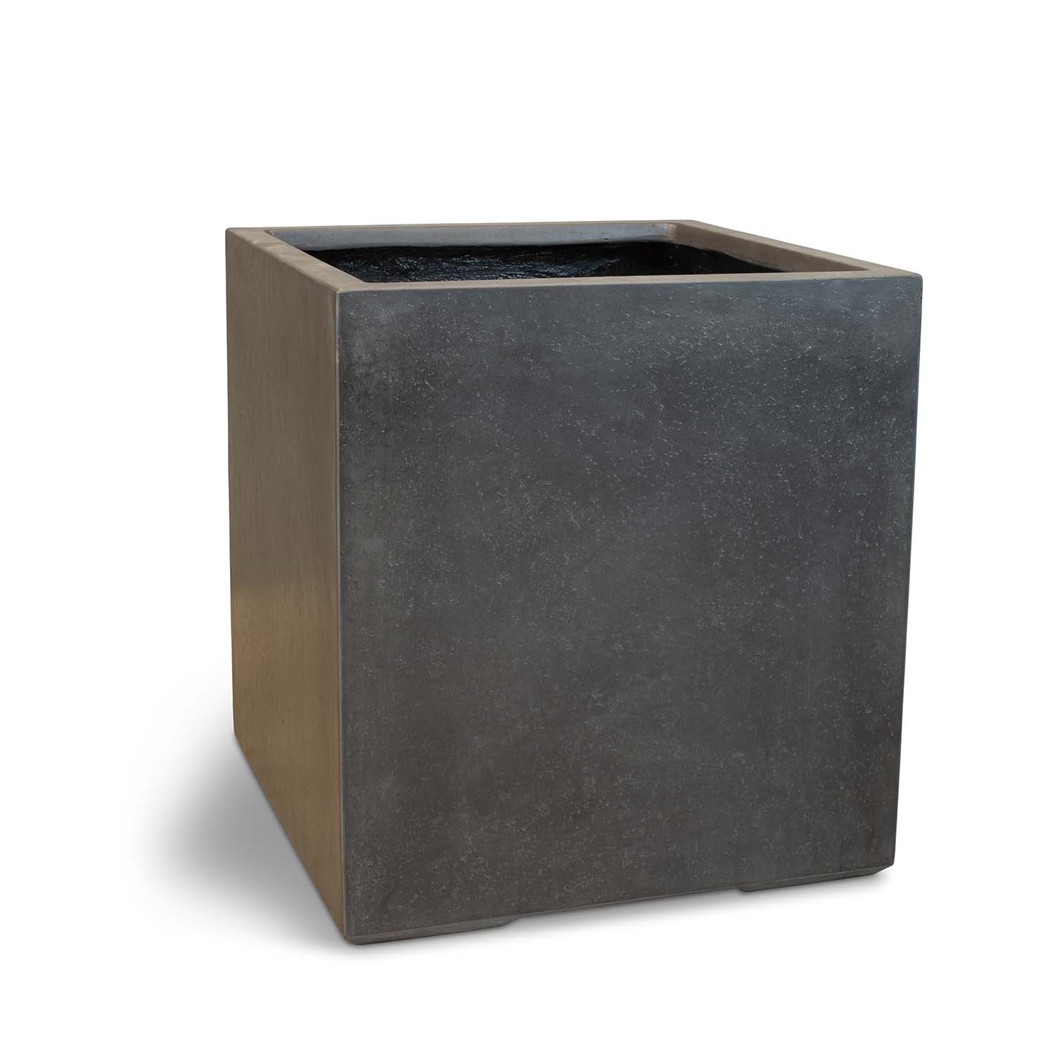 Roccastone würfelförmiger Betonpflanzkübel 50 x 54 cm anthrazit günstig online kaufen