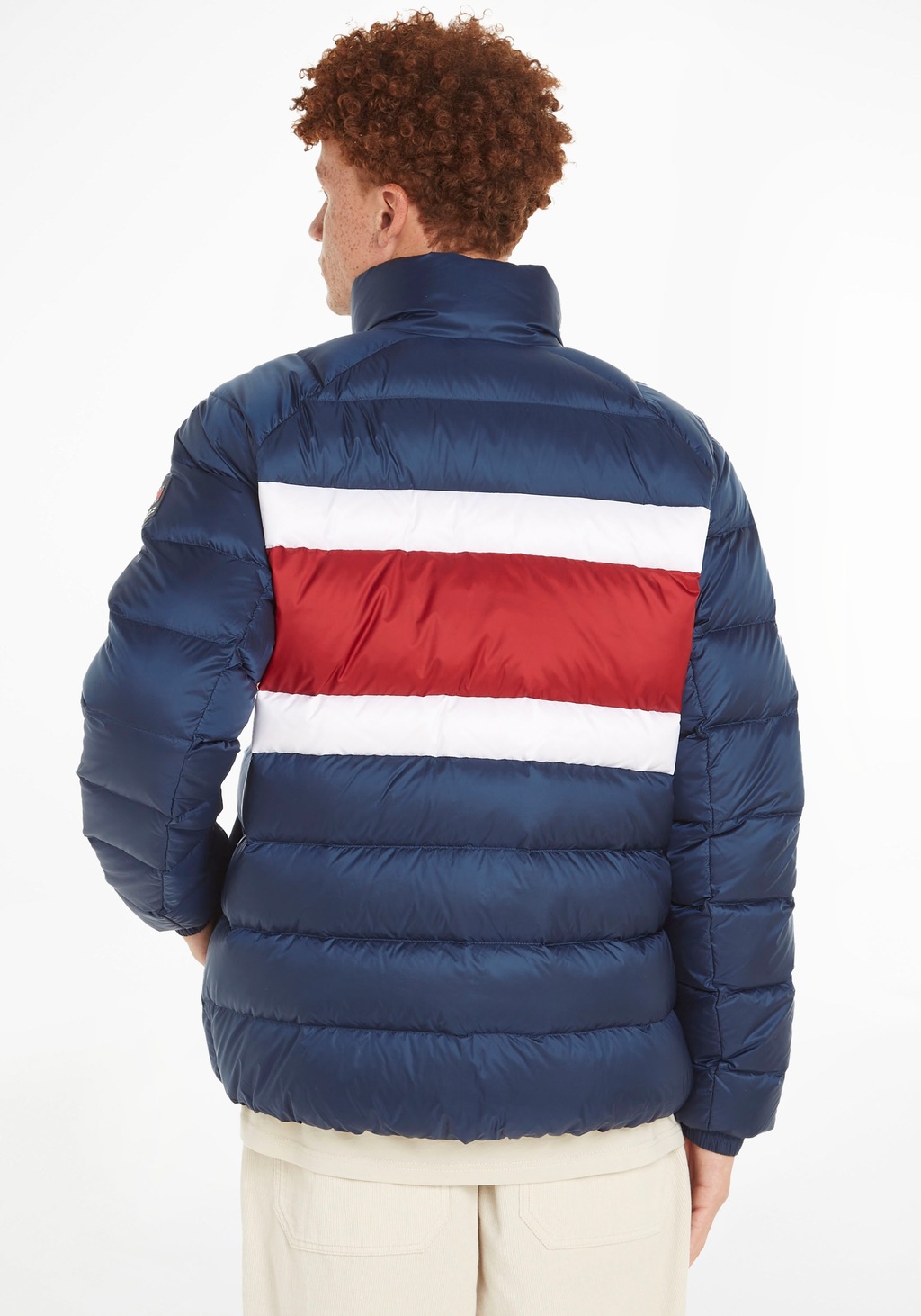 Tommy Jeans Plus Steppjacke "TJM BLOCK STRIPE LT DOWN JKT EXT" günstig online kaufen