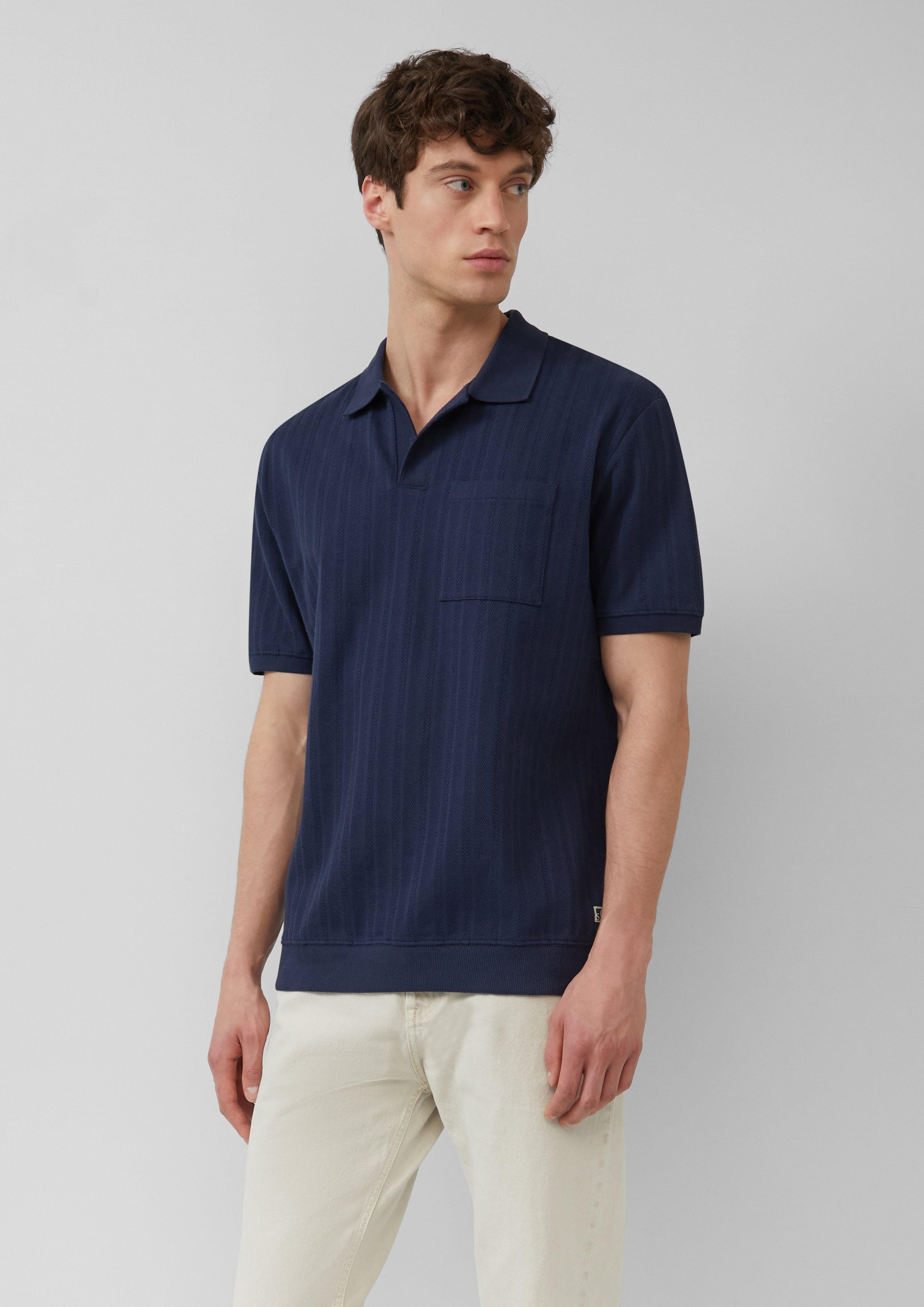 s.Oliver Kurzarmshirt Poloshirt im Relaxed Fit günstig online kaufen