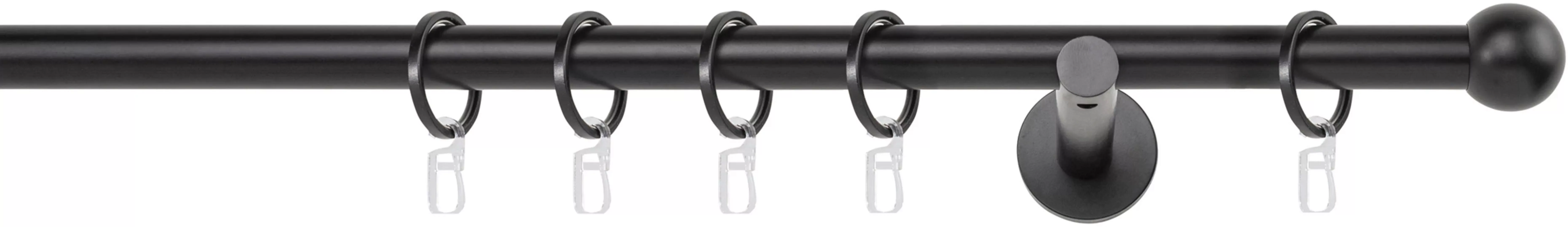 mydeco Gardinenstange »20mm Ball Wandträger 12 cm«, 1 läufig-läufig, Fixmaß günstig online kaufen