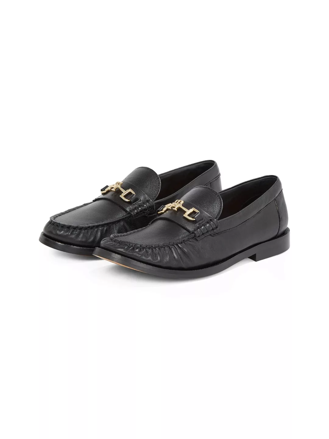 Tommy Hilfiger Loafer "SOFT LEATHER HORSEBIT LOAFER", Blockabsatz, Business günstig online kaufen