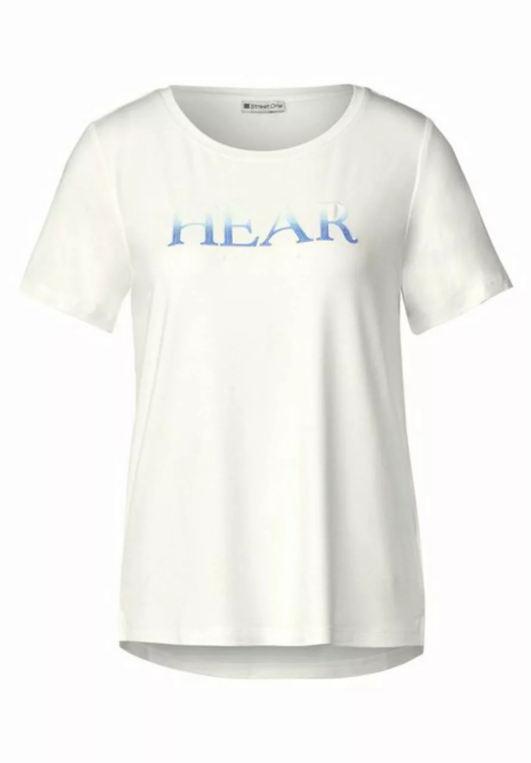 STREET ONE T-Shirt sequins wording shirt günstig online kaufen