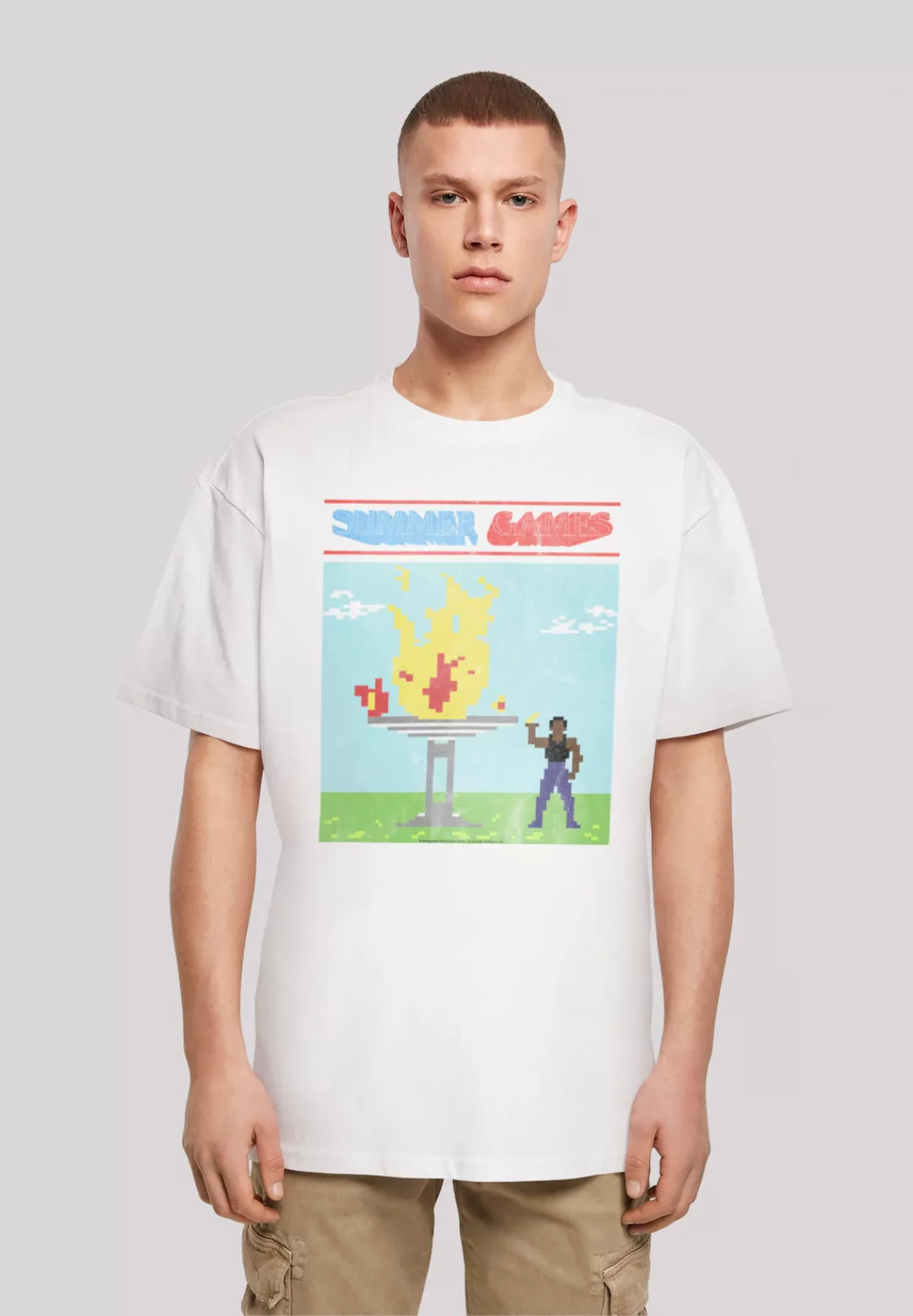 F4NT4STIC T-Shirt "Summer Games Retro Gaming SEVENSQUARED", Print günstig online kaufen