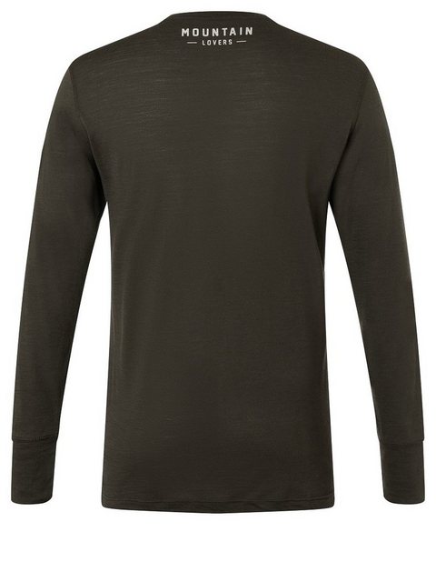 SUPER.NATURAL Langarmshirt Merino Longsleeve M MOUNTAIN LOVERS LS bequemer günstig online kaufen