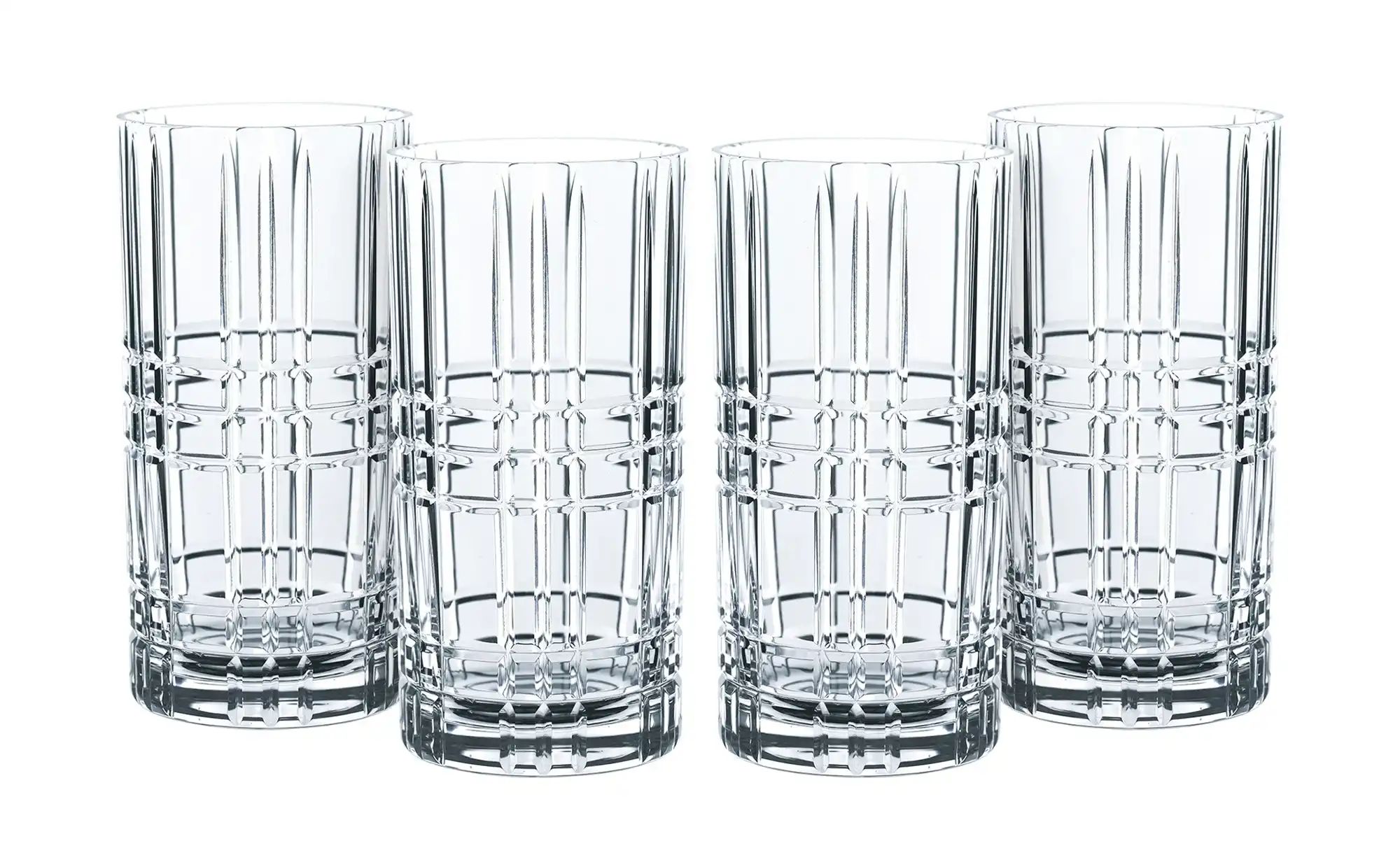 Nachtmann Longdrinkglas 4er Set Square ¦ transparent/klar ¦ Glas ¦ Maße (cm günstig online kaufen