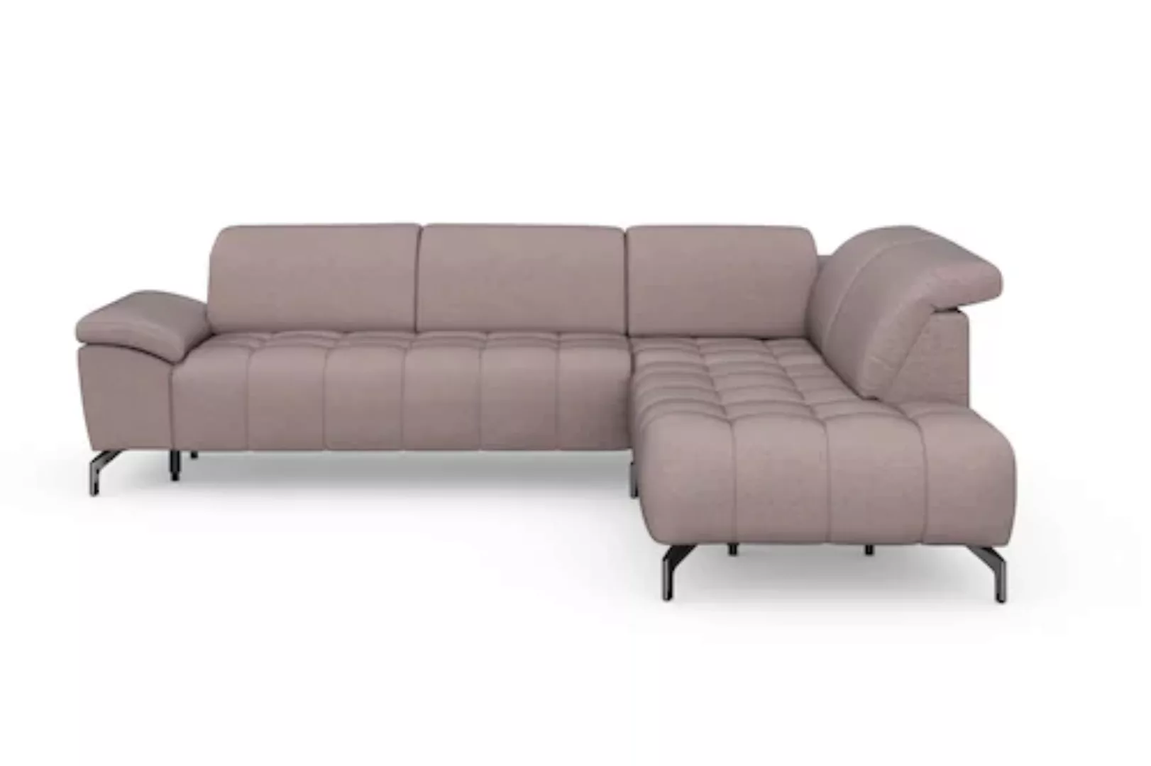 sit&more Ecksofa "Cool L-Form", wahlweise mit Kopfteilverstellung und Vorzi günstig online kaufen