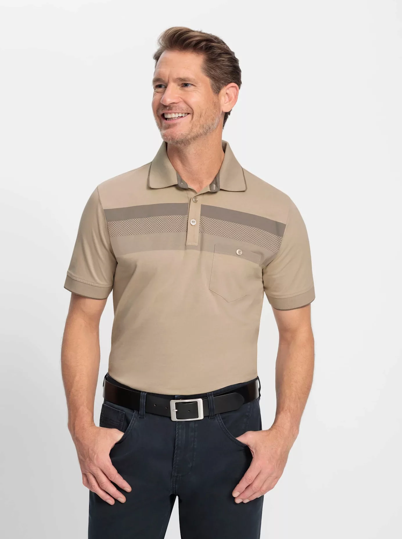 Marco Donati Poloshirt "Kurzarm-Poloshirt" günstig online kaufen