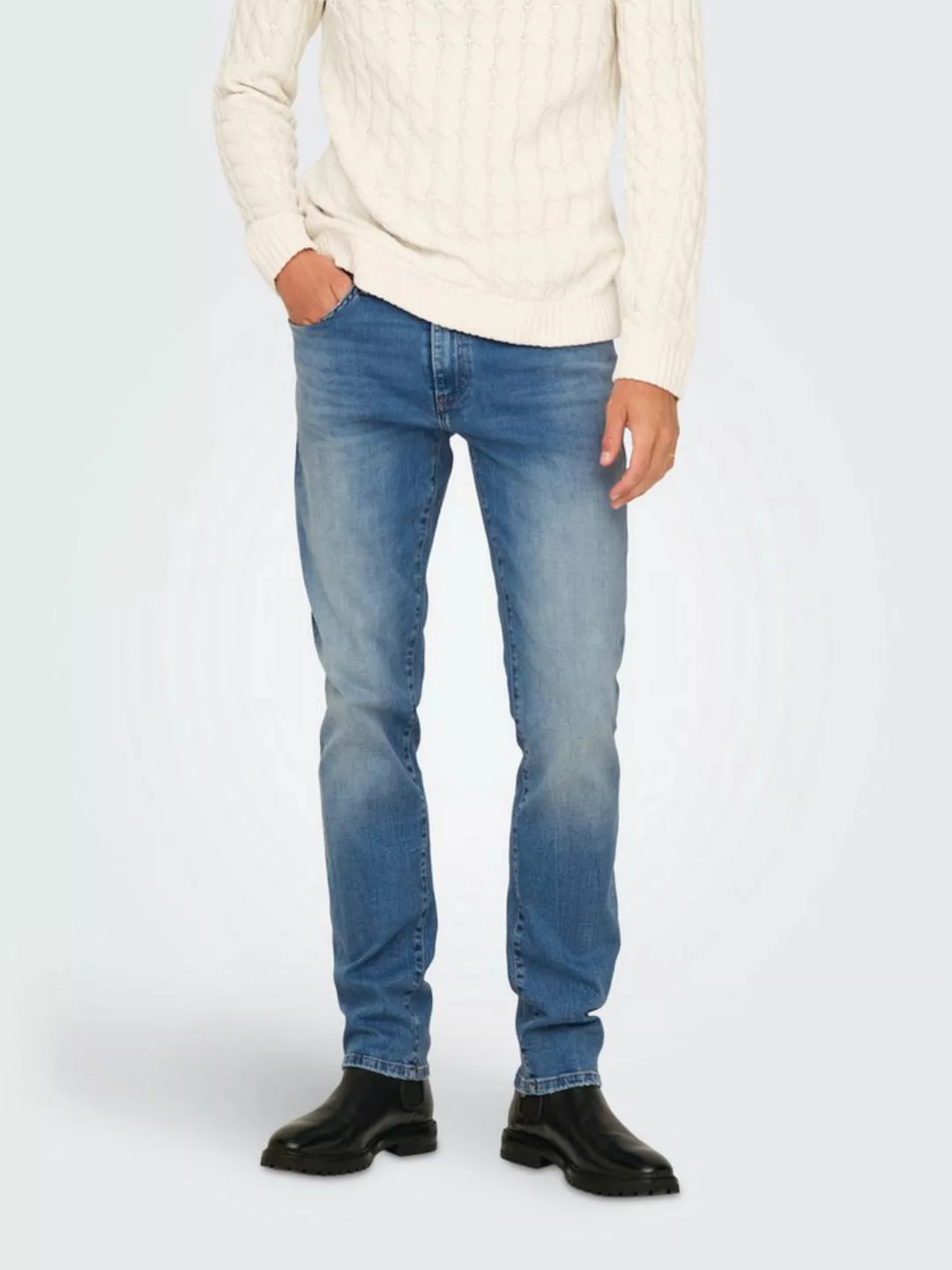 ONLY & SONS Regular-fit-Jeans ONSWEFT REGULAR MAT DNM NOOS günstig online kaufen