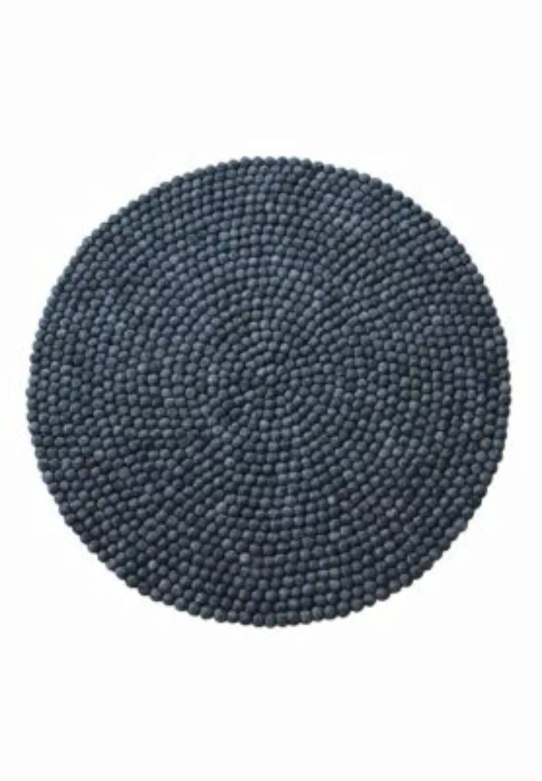 WOOLDOT Solid Teppiche grau/anthrazit Gr. 120 günstig online kaufen