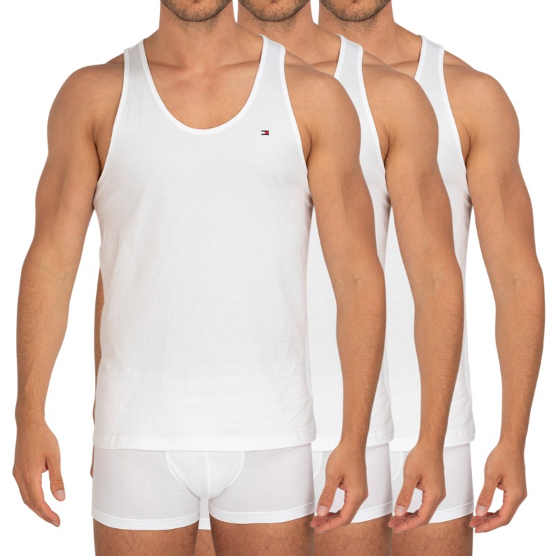 Tommy Hilfiger 3-er Set Unterhemden Weiß günstig online kaufen