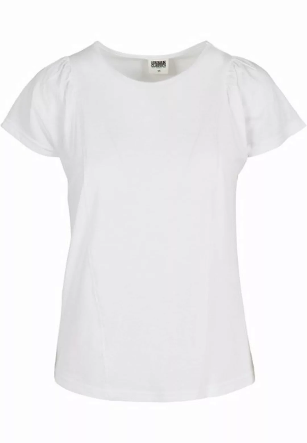 URBAN CLASSICS T-Shirt Urban Classics Damen Ladies Organic Gathering Tee (1 günstig online kaufen