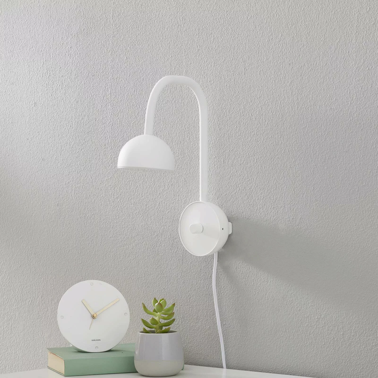 Northern Blush LED-Wandleuchte, weiß günstig online kaufen
