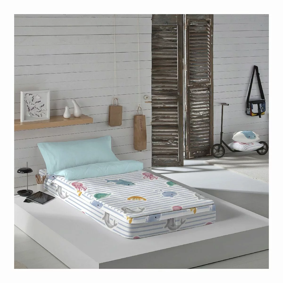 Bettbezug Mit Füllung Cool Kids Ocean (einzelmatratze) (105 X 190/200 Cm) günstig online kaufen