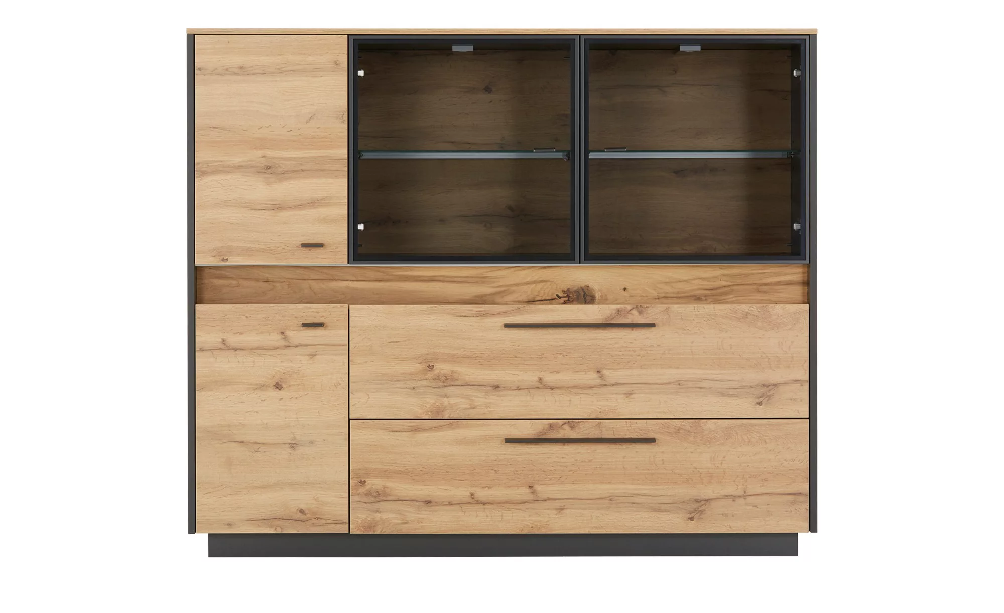 Highboard  Light Line 10 ¦ holzfarben ¦ Maße (cm): B: 144 H: 122 T: 40 Komm günstig online kaufen