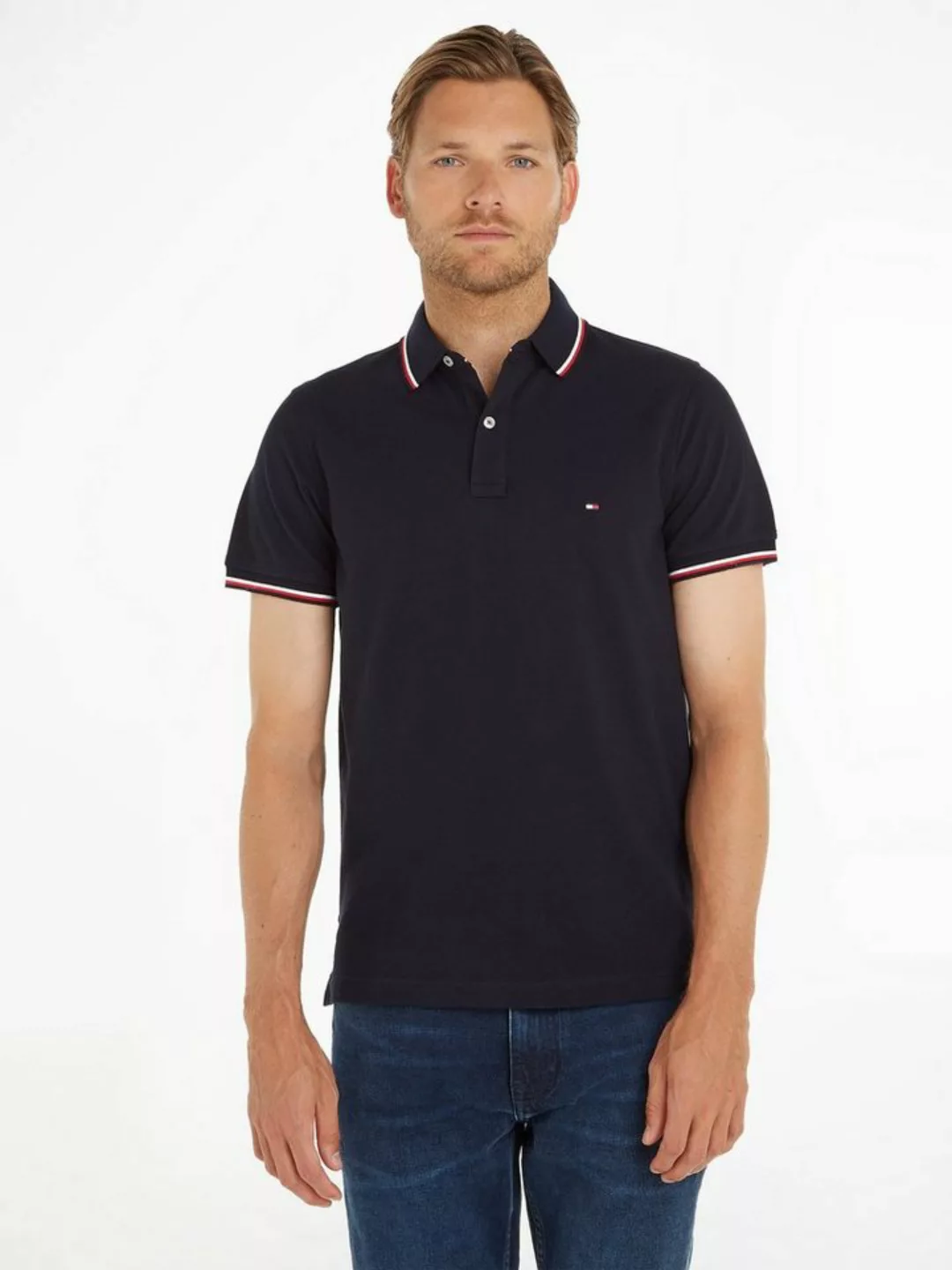 Tommy Hilfiger Poloshirt TOMMY TIPPED SLIM POLO günstig online kaufen