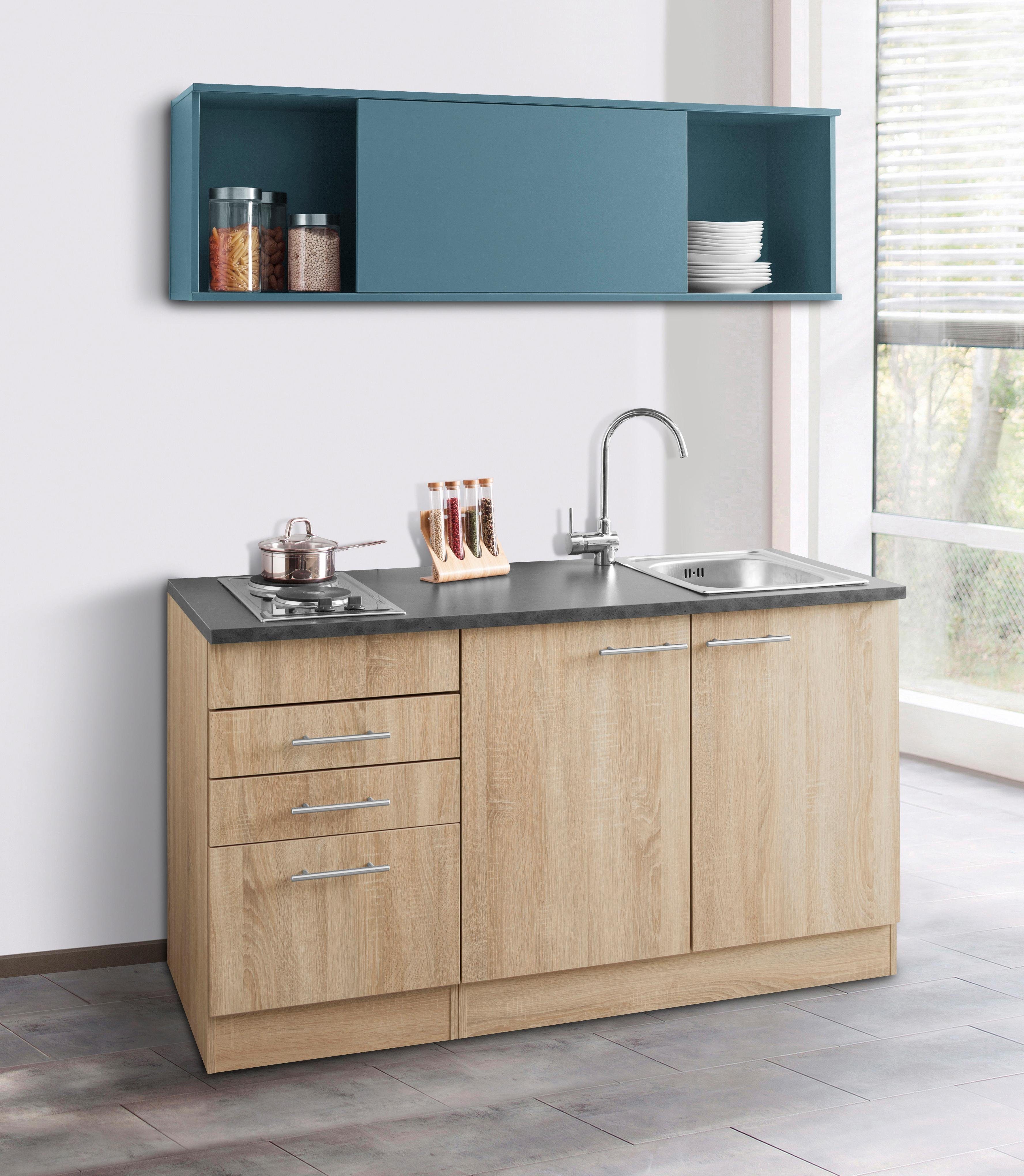 OPTIFIT Pantryküche "Mini", Breite 150 cm, mit Kochfeld und Einbau-Spülbeck günstig online kaufen