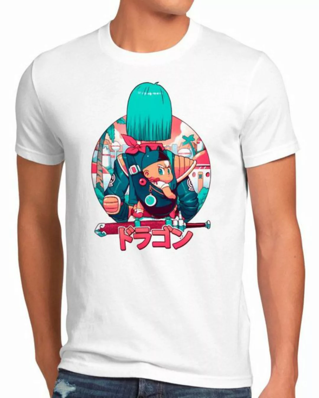 style3 Print-Shirt Herren T-Shirt Be Bulma super dragonball z gt songoku br günstig online kaufen