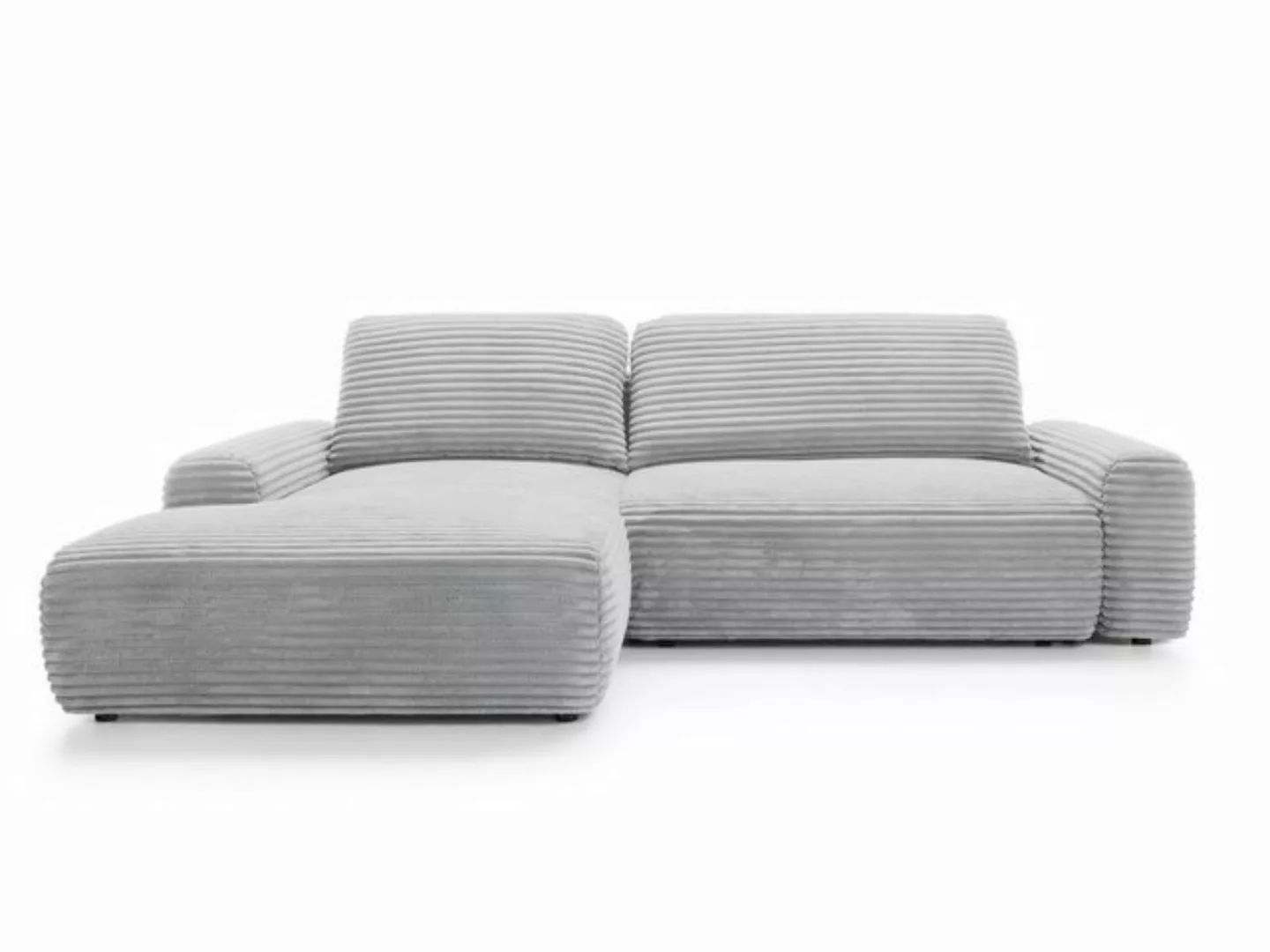 Goldstoff Ecksofa Goldstoff Ecksofa MOUNIR 270 cm, L-Form Schlafsofa mit Sc günstig online kaufen