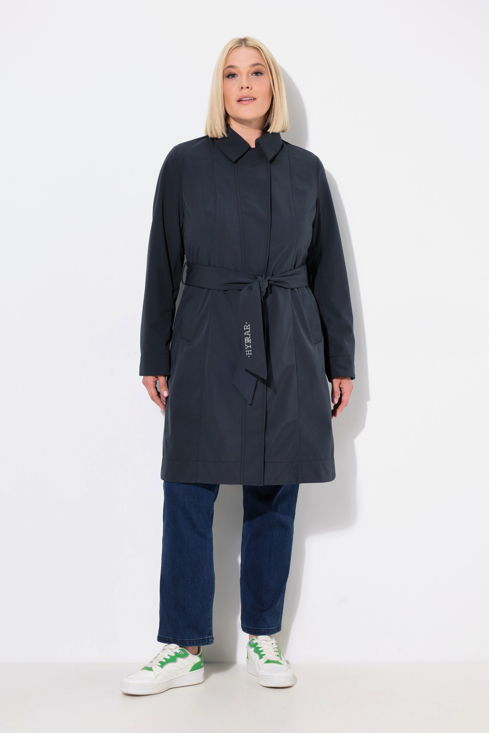 Ulla Popken Wintermantel HYPRAR Softshell-Trenchcoat wasserabweisend günstig online kaufen