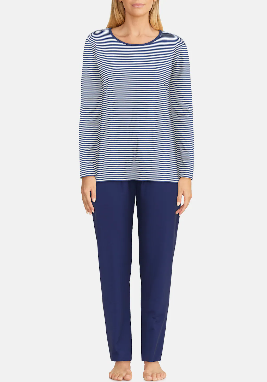 GÖTZBURG Pyjama "Alexandria", (2 tlg.), Langarm, Rundhalsausschnitt, lange günstig online kaufen