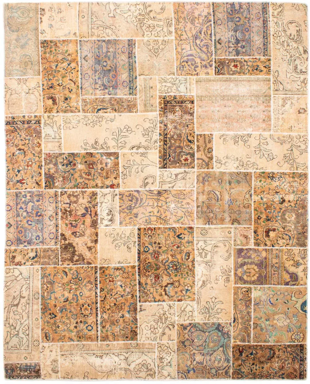 morgenland Teppich »Patchwork - 305 x 241 cm - mehrfarbig«, rechteckig, 7 m günstig online kaufen