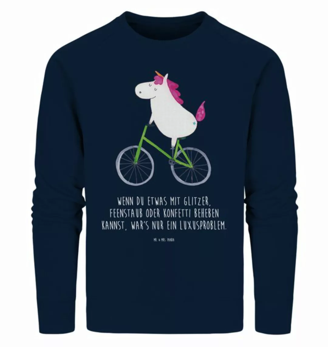 Mr. & Mrs. Panda Longpullover Größe XXL Einhorn Radfahrer - French Navy - G günstig online kaufen