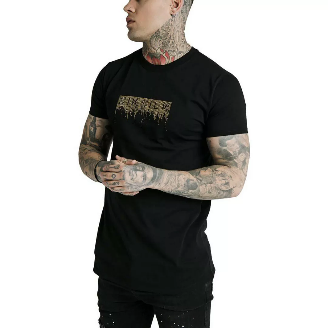 Siksilk Rhinestone Creep Kurzärmeliges T-shirt M Black günstig online kaufen
