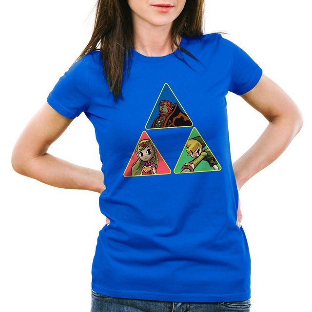 style3 T-Shirt Triforce Link Gamer Hyrule boy zelda game wild breath legend günstig online kaufen