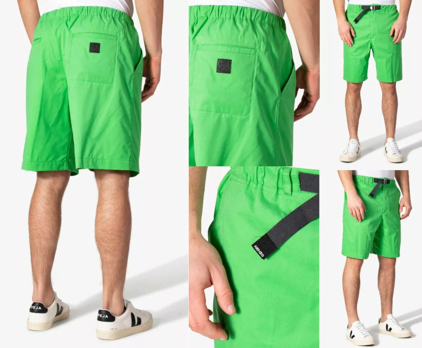 KENZO Shorts KENZO Buckle-Fastened Bermuda Jogging Belted Shorts Hose Pants günstig online kaufen