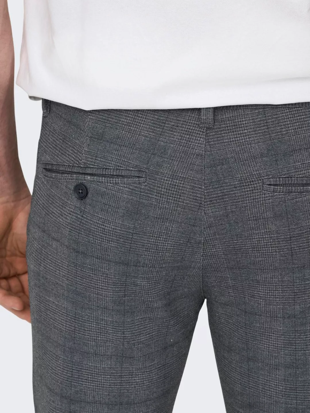 ONLY & SONS Chinohose ONSMARK SLIM CHECK 020919 PANT NOOS günstig online kaufen