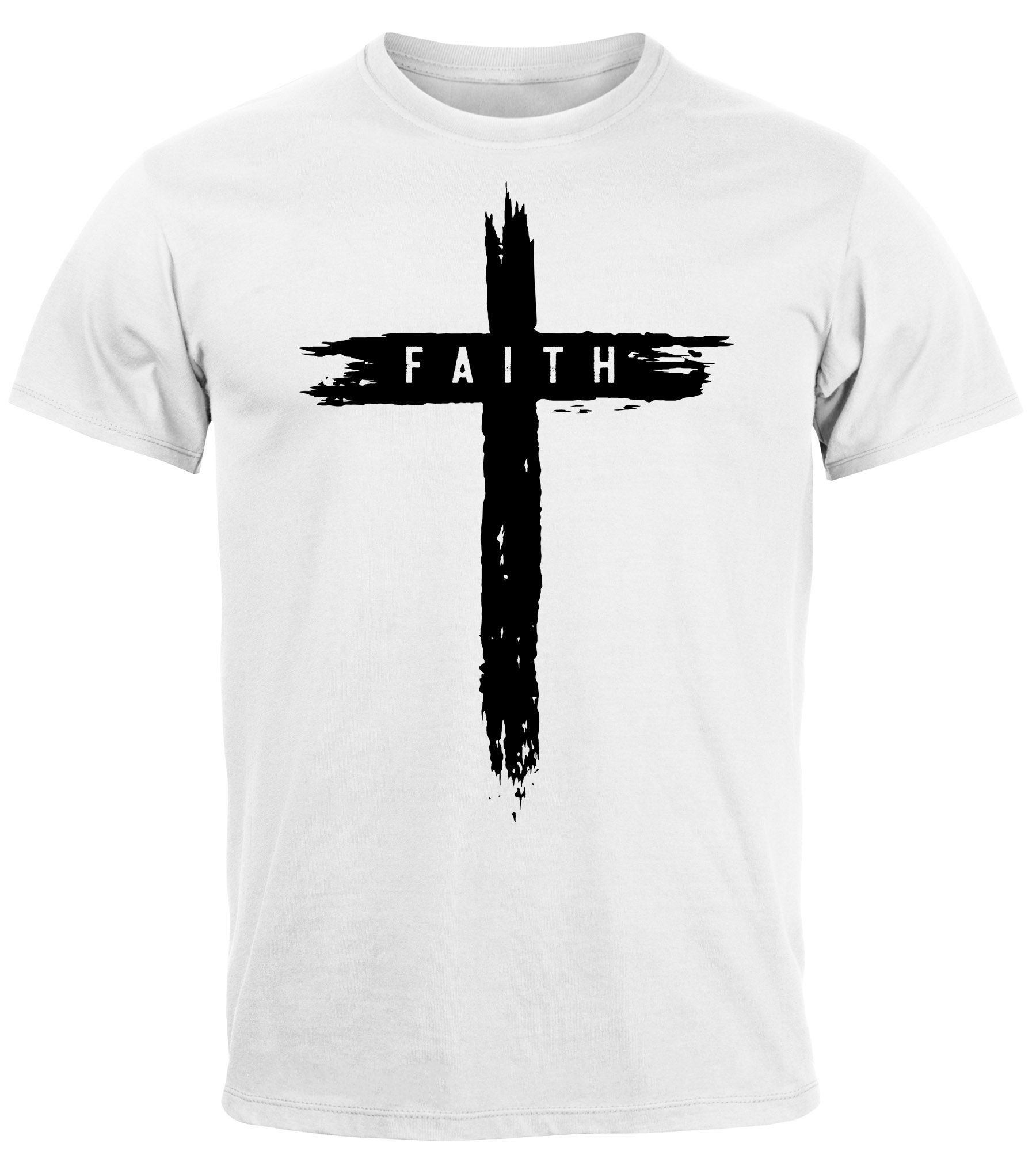 Neverless Print-Shirt Herren T-Shirt Printshirt Aufdruck günstig online kaufen