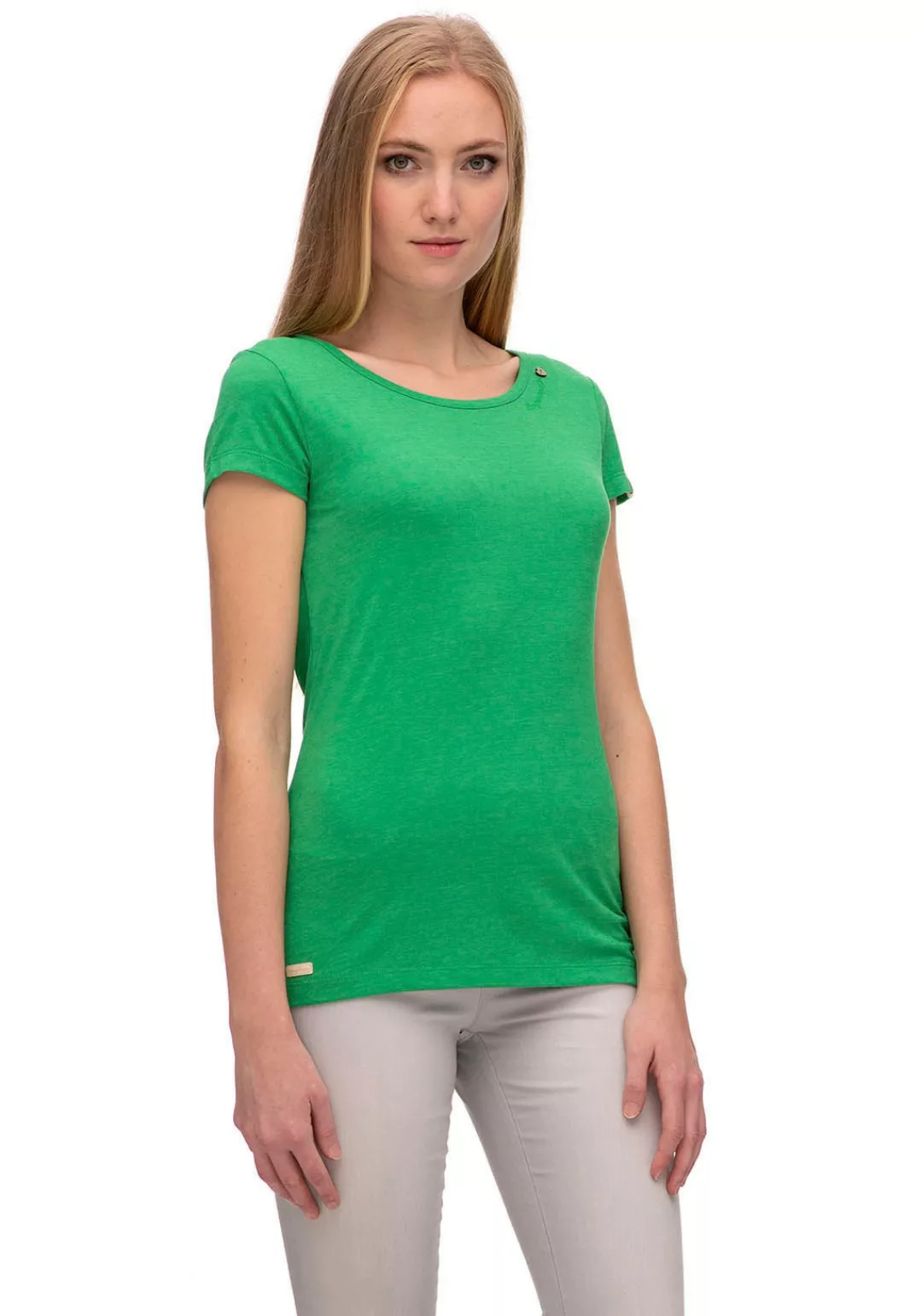 Ragwear Rundhalsshirt "Shirt MINTT", T-Shirt in Melange Optik günstig online kaufen