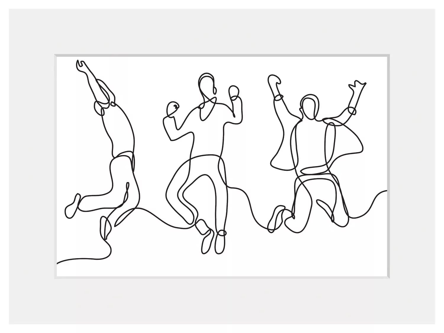 queence Bild »Dance Monkey«, Menschen, gerahmt, Musik, Spaß, Tanzen günstig online kaufen