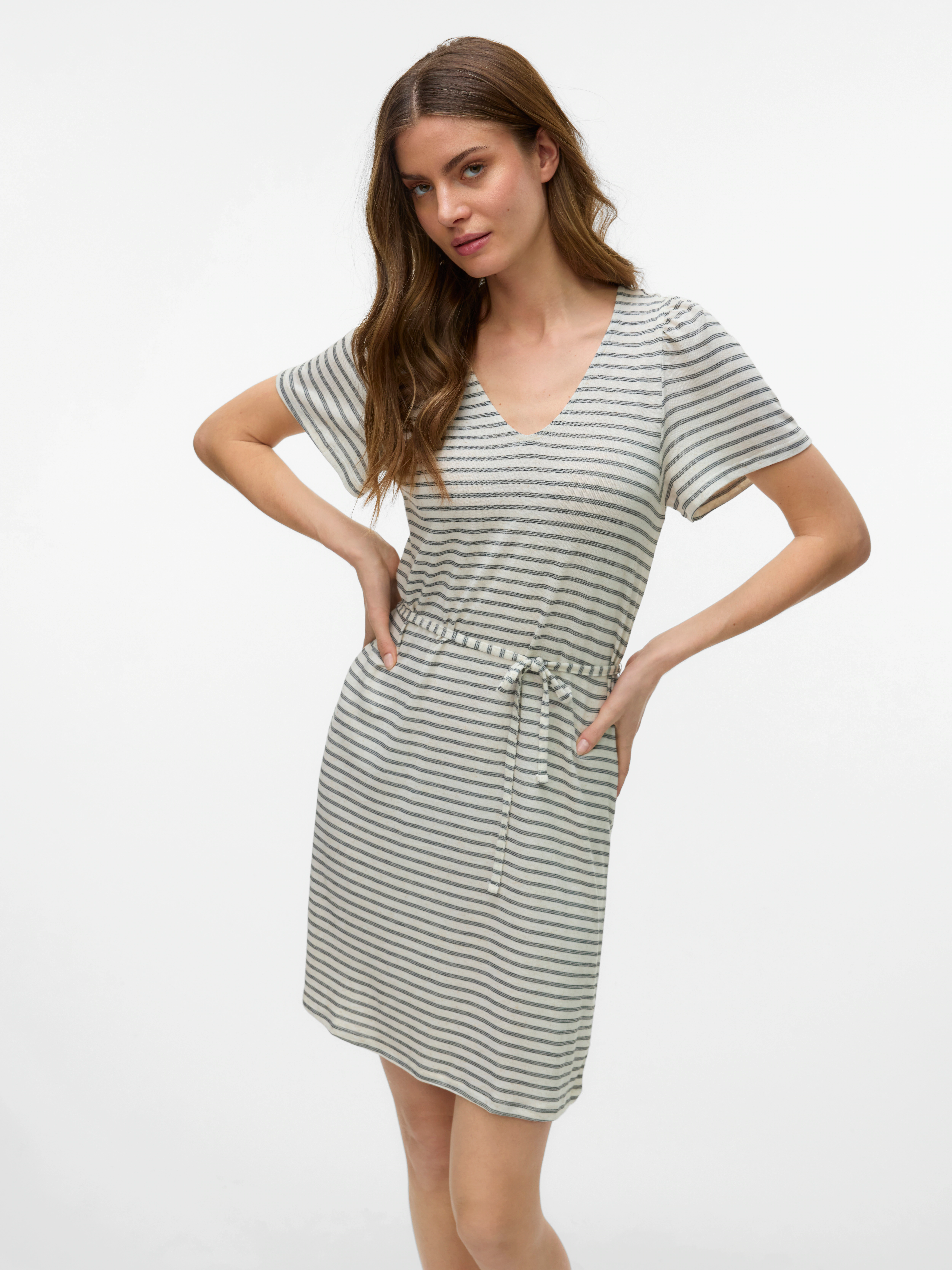 Vero Moda Minikleid "VMGINA 2/4 SHORT DRESS JRS GA NOOS", Sommerkleid günstig online kaufen