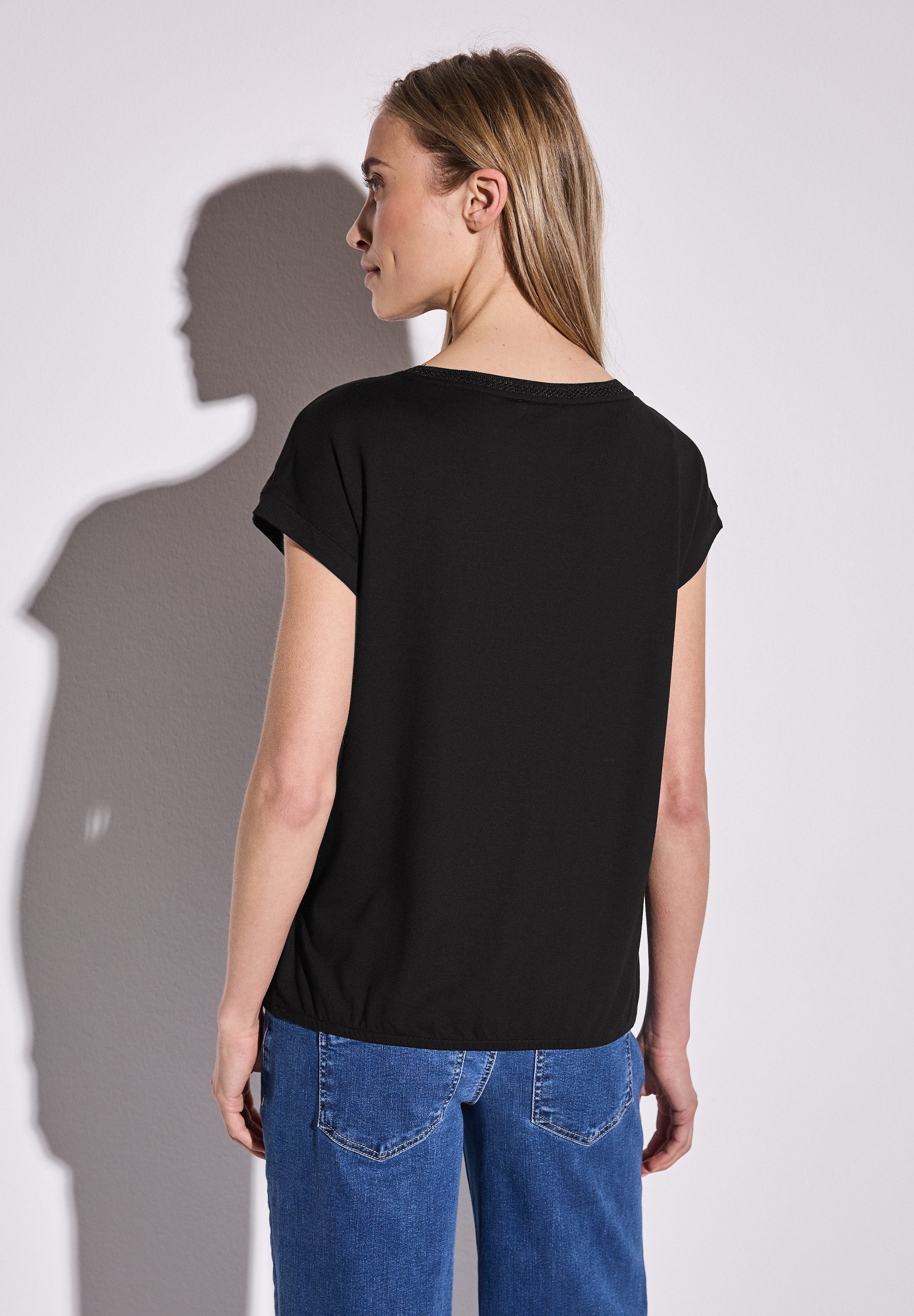 STREET ONE T-Shirt, mit U-Boot-Ausschnitt günstig online kaufen