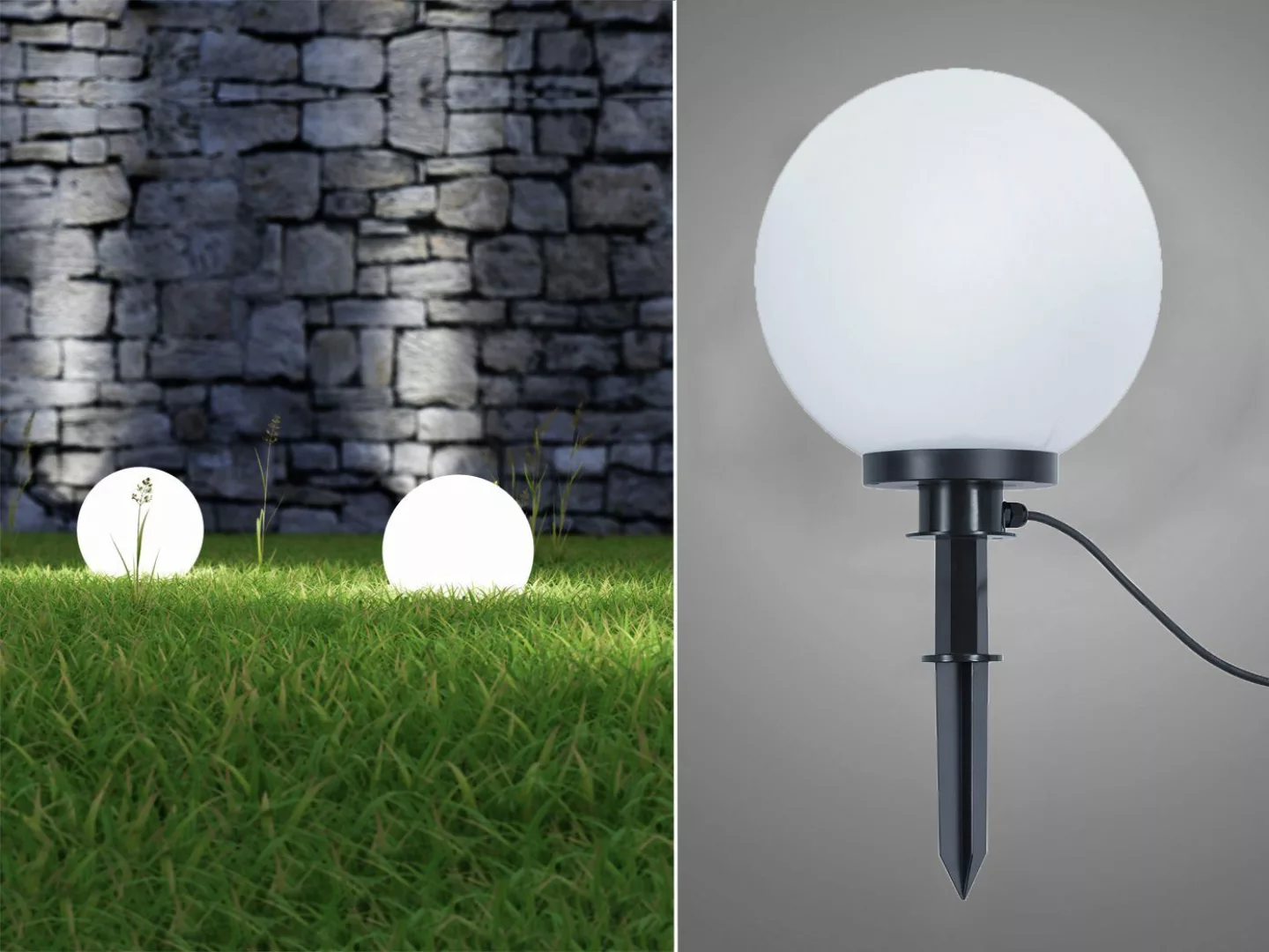 Reality Leuchten Kugelleuchte, LED wechselbar, Warmweiß, günstig online kaufen