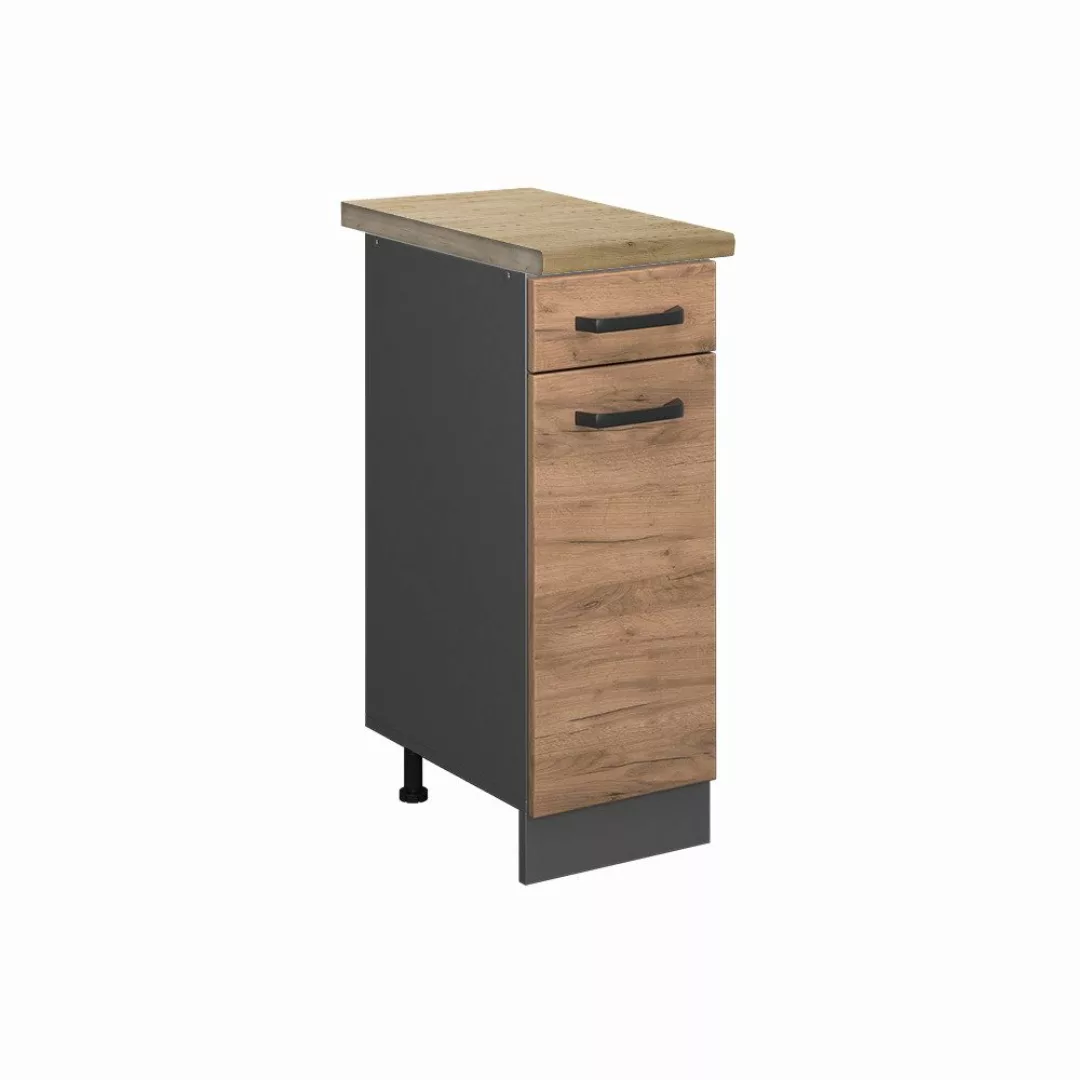 Vicco Unterschrank R-Line, Goldkraft Eiche/Anthrazit, 30 günstig online kaufen