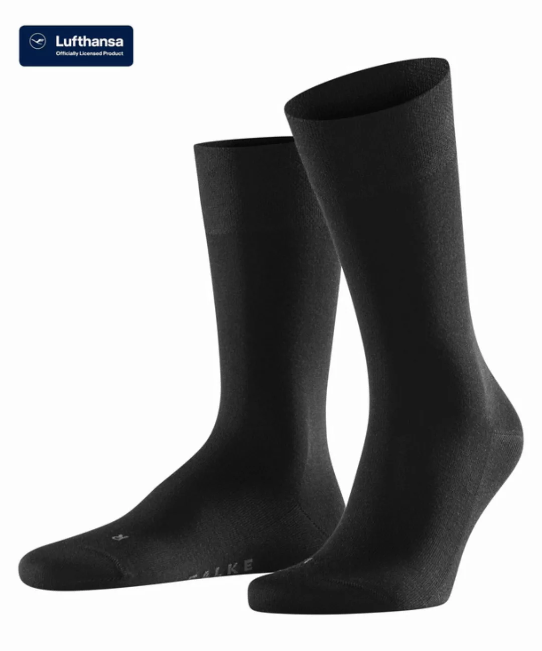 FALKE Sensitive Intercontinental Herren Socken, 39-42, Schwarz, Uni, 13240- günstig online kaufen