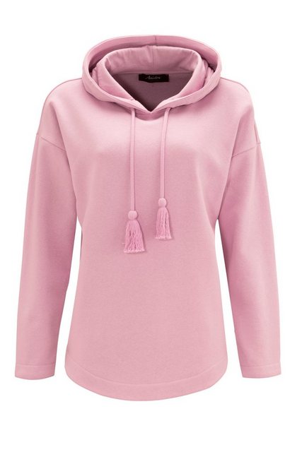 Aniston CASUAL Sweatshirt Kapuze mit dekorativen Kordeln regulierbar günstig online kaufen